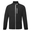 Adidas RAIN.RDY Full Zip Waterproof Golf Jacket 2 Adidas RAIN.RDY Full Zip Waterproof Golf Jacket -Golf Apparel Store Adidas AW22 Rain.RDY Zip Waterproof Jacket HN4128 WJADI079 XS Black Front