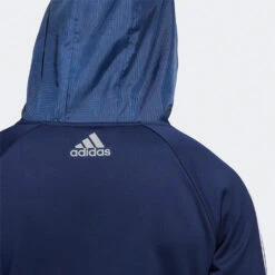Adidas 3 Stripe COLD.RDY Golf Hoodie -Golf Apparel Store Adidas AW22 Three Stripe Cold.Rdy Hoodie HS4813 SWADI318 Collegiate Navy Model 5
