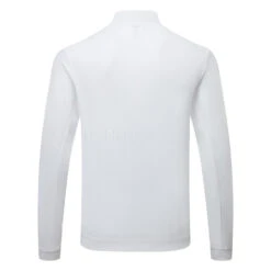 Adidas Elevated 1/4 Zip Golf Sweater -Golf Apparel Store Adidas SS23 Elevated Quarter Zip Sweater IB6113 SWADI344 S White Back