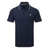 Adidas Go-To Pique Golf Polo Shirt -Golf Apparel Store Adidas SS23 Go To Pique Polo HR7975 SHADI710 Collegiate Navy Front