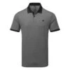 Adidas No Show Golf Polo Shirt -Golf Apparel Store Adidas SS23 No Show Polo HR7971 SHADI706 Black Front