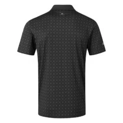 Oscar Jacobson Barton Golf Polo Shirt 8 Oscar Jacobson Barton Golf Polo Shirt -Golf Apparel Store Barton Polo OJTS0027 Code SHOSC179 Black Back