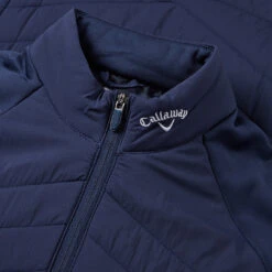 Callaway Primaloft Quilted Thermal Golf Wind Jacket 6 Callaway Primaloft Quilted Thermal Golf Wind Jacket -Golf Apparel Store Callaway AW21 Primaloft Quilted Thermal Wind Jacket CGRFB0S6 410 Code WTCAL046 M Peacoat Detail