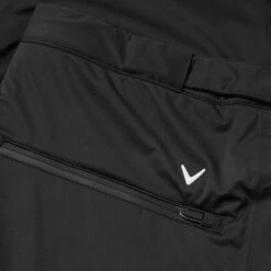 Callaway Stormguard II Waterproof Golf Pants -Golf Apparel Store Callaway AW21 Stormguard II Waterproof Trouser CGBF099 002 Code WPCAL007 M 31 Leg Caviar Detail