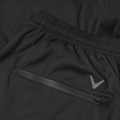 Callaway Stormlite Waterproof Golf Pants -Golf Apparel Store Callaway AW21 Stormlite Waterproof Trouser CGBFB0A7 002 Code WPCAL008 M 31 Leg Caviar Detail