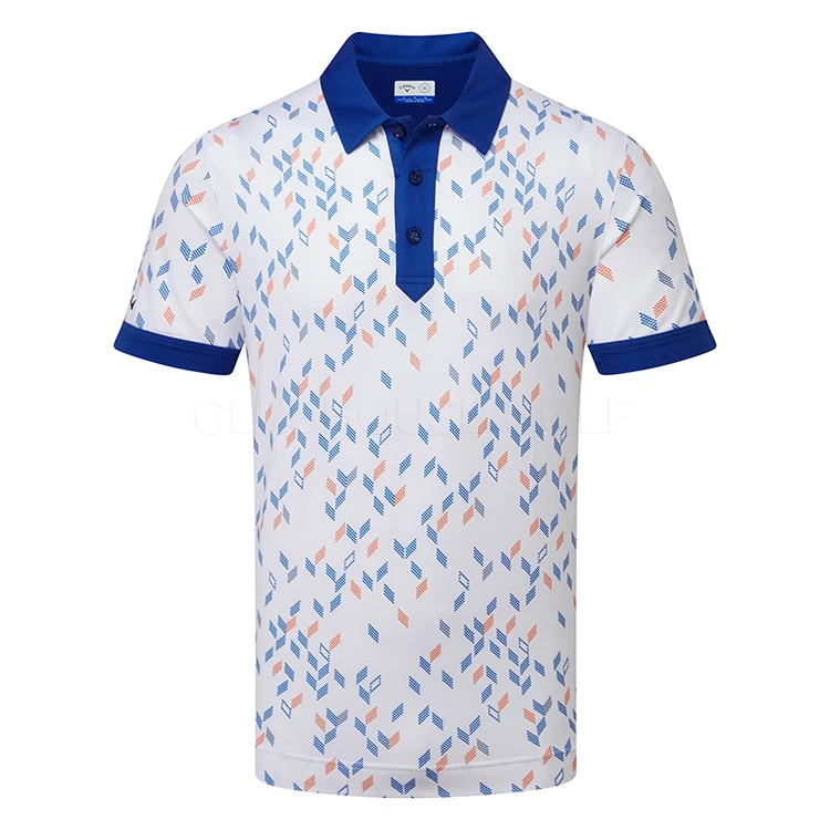 Callaway X-Series All Over Chev Print Golf Polo Shirt 3 Callaway X-Series All Over Chev Print Golf Polo Shirt
