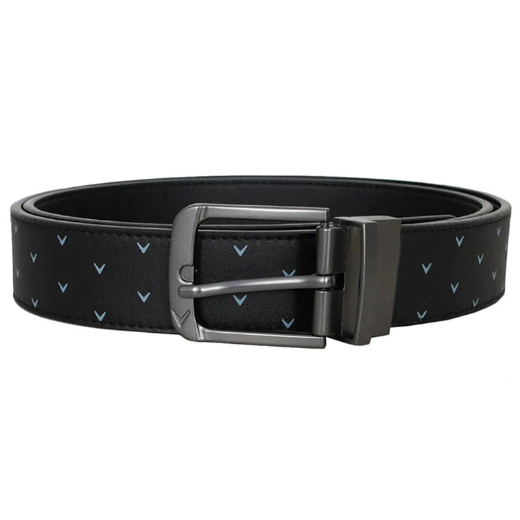 Callaway Chev Leather Golf Belt Caviar 2 Callaway Chev Leather Golf Belt Caviar