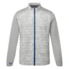 Callaway Abstract Camo Print Mixed Media Golf Wind Jacket 1 Callaway Abstract Camo Print Mixed Media Golf Wind Jacket -Golf Apparel Store Callaway SS22 Abstract Camo Full Zip Jacket CGJSC031 037 Code WTCAL053 M Quarry Front