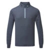 FootJoy ThermoSeries 1/2 Zip Golf Pullover -Golf Apparel Store FootJoy AW22 Thermoseries Midlayer Sweater 88812 SWFOO160 S Charcoal Grey Front