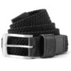 FootJoy FJ Braided Golf Belt -Golf Apparel Store FootJoy FJ Braided Golf Belt Black 1