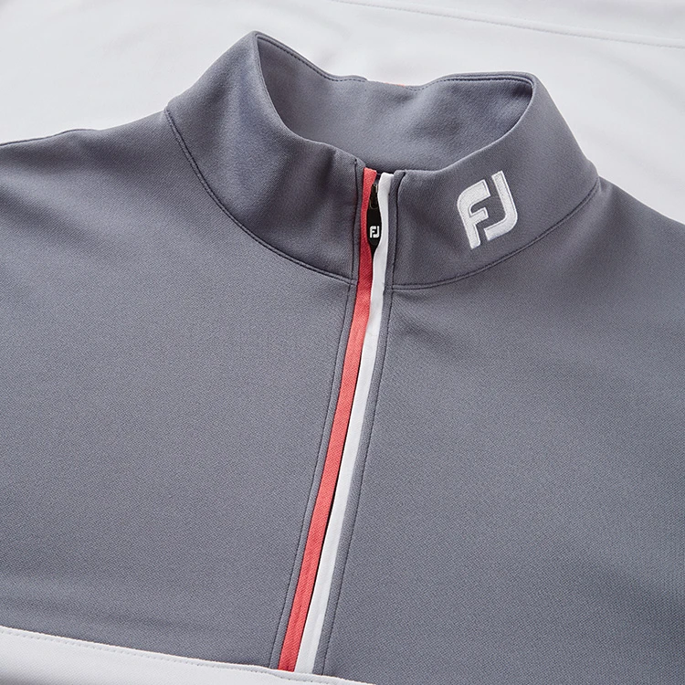 FootJoy Colour Blocked Chill-Out 1/2 Zip Golf Pullover 3 FootJoy Colour Blocked Chill-Out 1/2 Zip Golf Pullover - Image 2