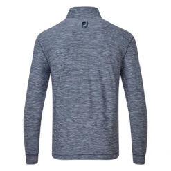 FootJoy Space Dye Chill-Out 1/4 Zip Golf Pullover 7 FootJoy Space Dye Chill-Out 1/4 Zip Golf Pullover -Golf Apparel Store FootJoy SS23 Space Dye Chill Out Midlayer 87969 SWFOO179 S Navy Back
