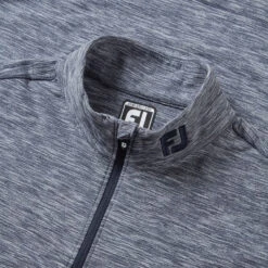 FootJoy Space Dye Chill-Out 1/4 Zip Golf Pullover 6 FootJoy Space Dye Chill-Out 1/4 Zip Golf Pullover -Golf Apparel Store FootJoy SS23 Space Dye Chill Out Midlayer 87969 SWFOO179 S Navy Detail