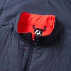 FootJoy FJ Hybrid Golf Wind Vest -Golf Apparel Store FootJoy FootJoy AW22 FJ Hybrid Vest 88824 WTFOO074 Navy Detail