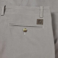 FootJoy Tapered Chino Golf Trouser -Golf Apparel Store FootJoy SS21 FJ Tapered Fit Chino Trouser Mid Grey 90388 Code TRFOO035 Mid Grey detail