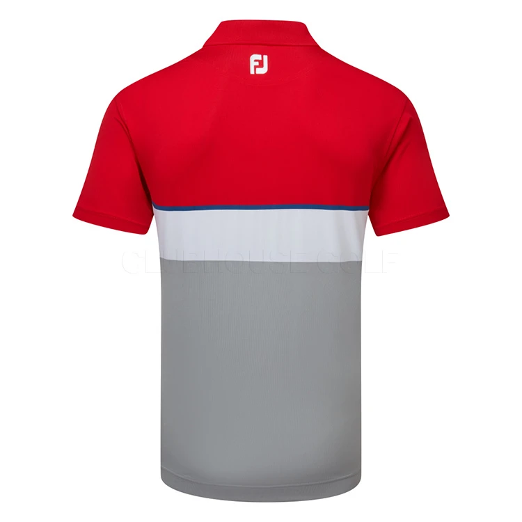FootJoy Colour Theory Lisle Golf Polo Shirt 5 FootJoy Colour Theory Lisle Golf Polo Shirt - Image 3