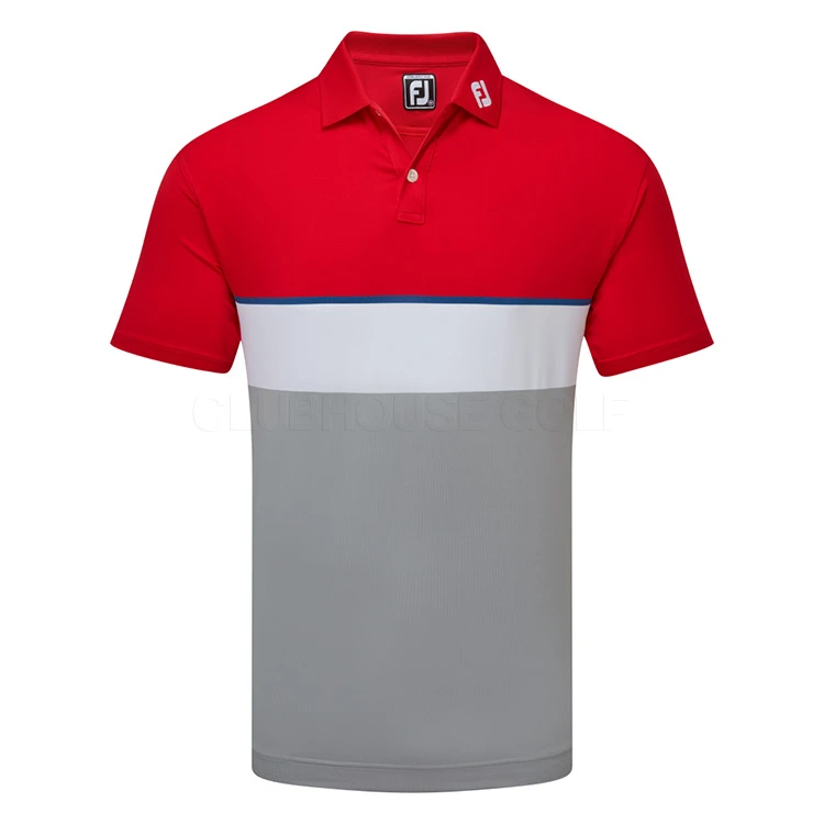 FootJoy Colour Theory Lisle Golf Polo Shirt 3 FootJoy Colour Theory Lisle Golf Polo Shirt
