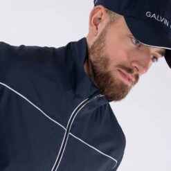 Galvin Green Ace Waterproof Golf Jacket -Golf Apparel Store Galvin Green AW21 Ace Waterproof Jacket G110431 Code WJGAL427 M Navy White Model 2