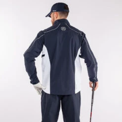 Galvin Green Ace Waterproof Golf Jacket -Golf Apparel Store Galvin Green AW21 Ace Waterproof Jacket G110431 Code WJGAL427 M Navy White Model 3