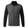 Galvin Green Dason Insula Golf Jacket -Golf Apparel Store Galvin Green AW22 DASON G134007 GRANITE GREY BLACK Front