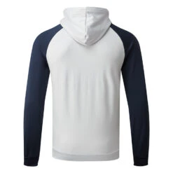 Galvin Green Devlin Insula Golf Hoodie -Golf Apparel Store Galvin Green AW22 DEVLIN HOODED G134273 COOL GREY NAVY BACK