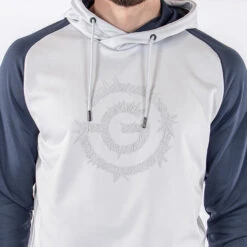 Galvin Green Devlin Insula Golf Hoodie -Golf Apparel Store Galvin Green AW22 DEVLIN HOODED G134273 COOL GREY NAVY Model 6