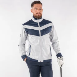 Galvin Green Liam Interface-1 Golf Wind Jacket 14 Galvin Green Liam Interface-1 Golf Wind Jacket -Golf Apparel Store Galvin Green AW22 LIAM G122273 COOL GREY NAVY Model 1