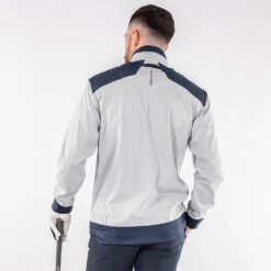 Galvin Green Liam Interface-1 Golf Wind Jacket 16 Galvin Green Liam Interface-1 Golf Wind Jacket -Golf Apparel Store Galvin Green AW22 LIAM G122273 COOL GREY NAVY Model 3