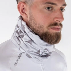 Galvin Green Dragan Insula Golf Snood 8 Galvin Green Dragan Insula Golf Snood -Golf Apparel Store Galvin Green Dragan Snood Cool Grey Sharkskin White 3
