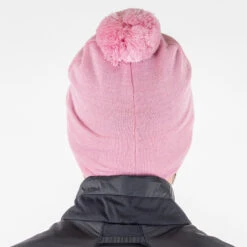 Galvin Green Lemmy Interface-1 Bobble Golf Beanie -Golf Apparel Store Galvin Green Lemmy Knitted Hat Light Pink 3