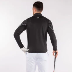 Galvin Green Daxton Insula Golf Pullover 13 Galvin Green Daxton Insula Golf Pullover -Golf Apparel Store Galvin Green SS22 Daxton Insula Half Zip Pullover G124271 Code SWGAL355 M Black Granite Grey White Model 3