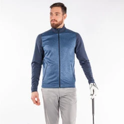 Galvin Green Dane Insula Golf Jacket -Golf Apparel Store Galvin Green SS22 Dane Insula Full Zip Jacket G125033 Code SWGAL358 M Ensign Blue Navy Model 1