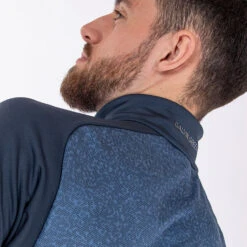 Galvin Green Dane Insula Golf Jacket -Golf Apparel Store Galvin Green SS22 Dane Insula Full Zip Jacket G125033 Code SWGAL358 M Ensign Blue Navy Model 2