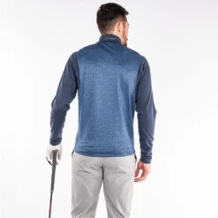Galvin Green Dane Insula Golf Jacket -Golf Apparel Store Galvin Green SS22 Dane Insula Full Zip Jacket G125033 Code SWGAL358 M Ensign Blue Navy Model 3