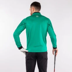 Galvin Green Daxton Insula Golf Pullover 13 Galvin Green Daxton Insula Golf Pullover -Golf Apparel Store Galvin Green SS22 Daxton Insula Half Zip Pullover G124287 Code SWGAL356 M Green Black White Model 3
