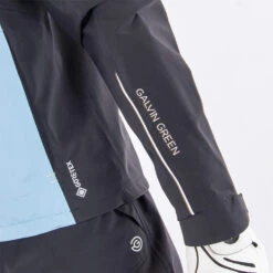 Galvin Green Albert Waterproof Golf Jacket -Golf Apparel Store Galvin Green SS22 Albert Waterproof Jacket G130067 WJGAL430 Blue bell Black White Model 5