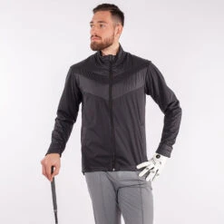 Galvin Green Liam Interface-1 Golf Wind Jacket 11 Galvin Green Liam Interface-1 Golf Wind Jacket -Golf Apparel Store Galvin Green SS22 Liam Full Zip Windproof Jacket G122277 Code WTGAL185 M Black Model 1