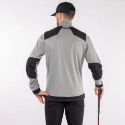 Galvin Green Lyle Interface-1 Golf Wind Jacket 13 Galvin Green Lyle Interface-1 Golf Wind Jacket -Golf Apparel Store Galvin Green SS22 Lyle Full Zip Windproof Jacket G122177 Code WTGAL190 M Sharkskin Black Model 3