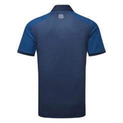 Galvin Green Mateus Golf Polo Shirt -Golf Apparel Store Galvin Green SS23 Mateus Polo Shirt G136631 SHGAL594 S Navy Blue White Back