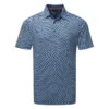 Galvin Green Mauro Golf Polo Shirt -Golf Apparel Store Galvin Green SS23 Mauro Polo Shirt G136831 SHGAL596 S Navy White Front