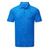 Galvin Green Maverick Golf Polo Shirt 2 Galvin Green Maverick Golf Polo Shirt -Golf Apparel Store Galvin Green SS23 Maverick Polo Shirt G137261 SHGAL601 S Blue White Front