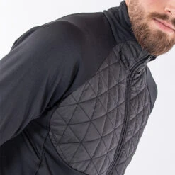 Galvin Green Dexter Insula Golf Jacket 18 Galvin Green Dexter Insula Golf Jacket -Golf Apparel Store Galvin Green Dexter Full Zip Golf Jacket Black G134177 SWGAL368 Model 5