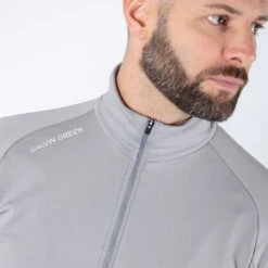 Galvin Green Drake Insula Golf Pullover -Golf Apparel Store Galvin Green AW19 Drake Insula Half Zip Pullover G783271 Code SWGAL292 Sharkskin Model 3