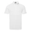 J.Lindeberg KV Golf Polo Shirt 1 J.Lindeberg KV Golf Polo Shirt -Golf Apparel Store J.Lindeberg KV Regular Fit Polo GMJT06620 0000 SHLIN130 White Black Front