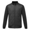 J.Lindeberg Quilt Hybrid Thermal Golf Wind Jacket -Golf Apparel Store J.Lindeberg SS23 Quilt Hybrid Wind Jacket AMOW09261 9999 WTLIN053 Front