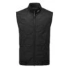 J.Lindeberg Quilt Hybrid Thermal Golf Wind Vest -Golf Apparel Store J.Lindeberg SS23 Quilt Hybrid Wind Vest AMOW09220 9999 WTLIN057 Front