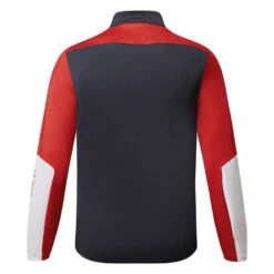 J.Lindeberg Castor Golf Wind Jacket -Golf Apparel Store J.Lindeberg AMJS06693 6855 M Castor Mid Layer JL Navy WTLIN033 Back