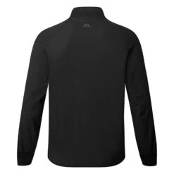 J.Lindeberg Logan Hybrid Golf Wind Jacket -Golf Apparel Store J.Lindeberg GMOW06817 9999 M Logan Hybrid Jacket Black WTLIN030 Back