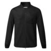 J.Lindeberg Logan Hybrid Golf Wind Jacket -Golf Apparel Store J.Lindeberg GMOW06817 9999 M Logan Hybrid Jacket Black WTLIN030 Front
