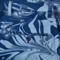 J.Lindeberg Eloy Print Golf Shorts 7 J.Lindeberg Eloy Print Golf Shorts -Golf Apparel Store J.Lindeberg GMPA07407 O470 34 Eloy Print Shorts Hibiscus Blue Detail